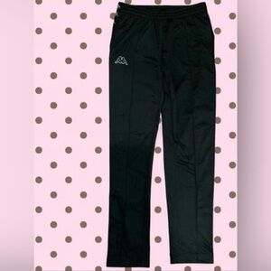 Kappa 222 Banda Rastoria Slim Black Track Pants